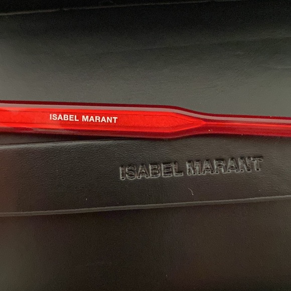 Isabel Marant red framed double shaded sunglasses New in original packaging - Picture 5 of 7